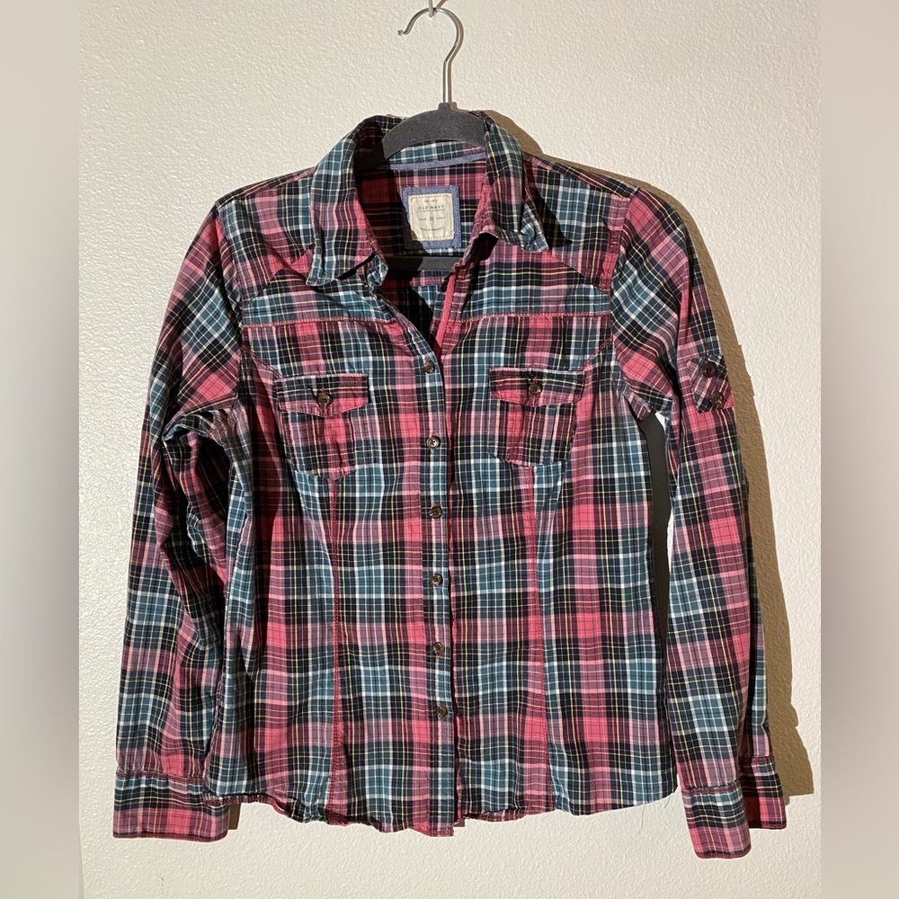 Cute Plaid Button Up
